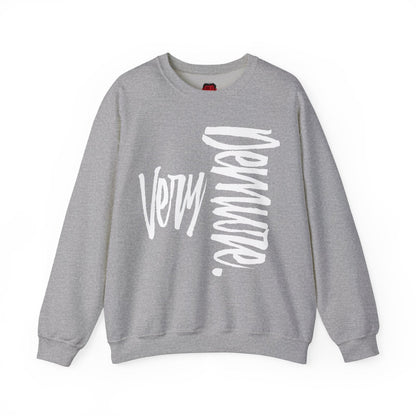 Men's and Women's Unisex Medium Heavy Crewneck Sweatshirt - Very Demure | US - Ohhh So Swag