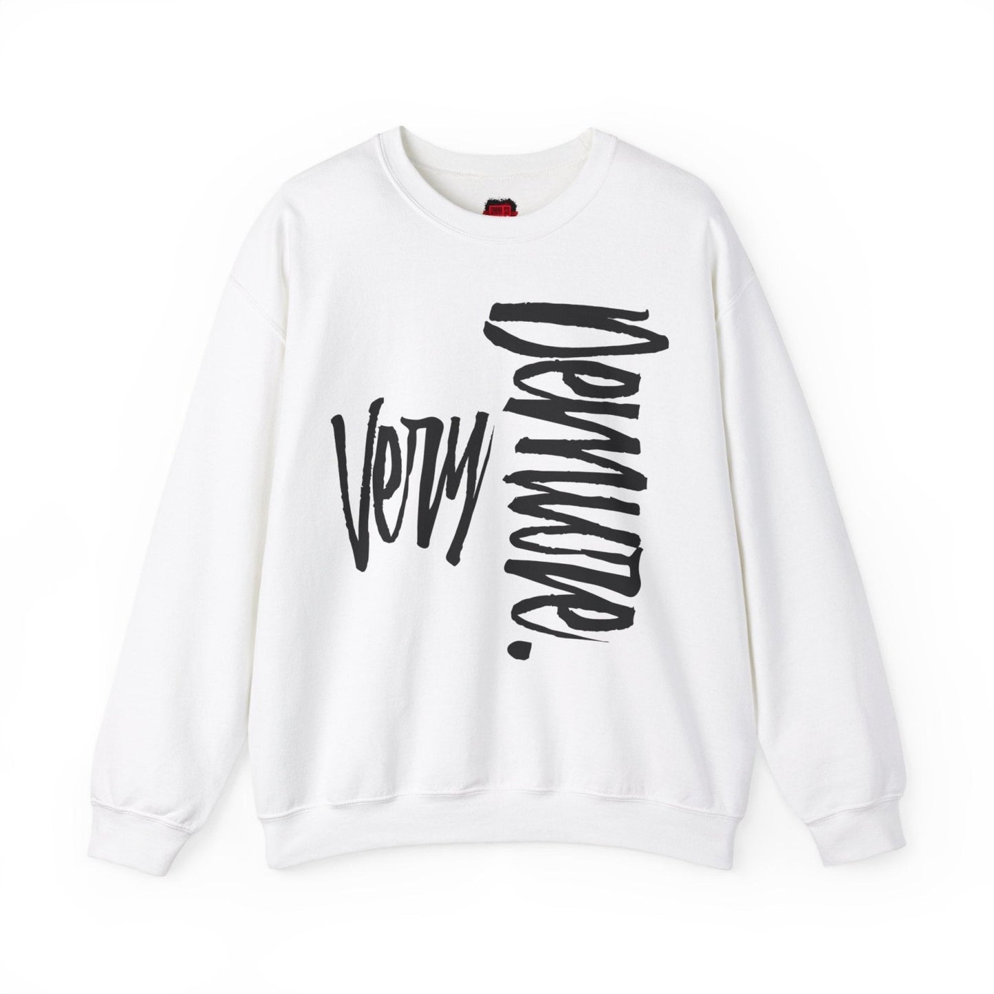 Men's and Women's Unisex Medium Heavy Crewneck Sweatshirt - Very Demure | US - Ohhh So Swag