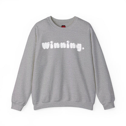 Men's and Women's Unisex Medium Heavy Crewneck Sweatshirt - Winning | US - Ohhh So Swag