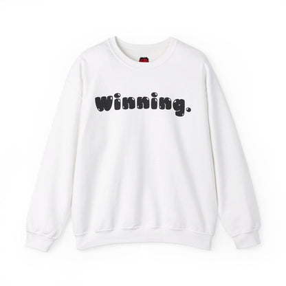 Men's and Women's Unisex Medium Heavy Crewneck Sweatshirt - Winning | US - Ohhh So Swag