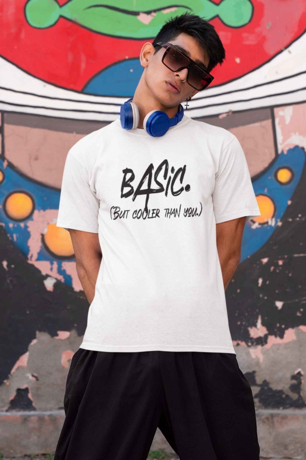 Men's and Women's Unisex Soft Style Short Sleeve Shirt - Basic But Cooler Than You | US - Ohhh So Swag