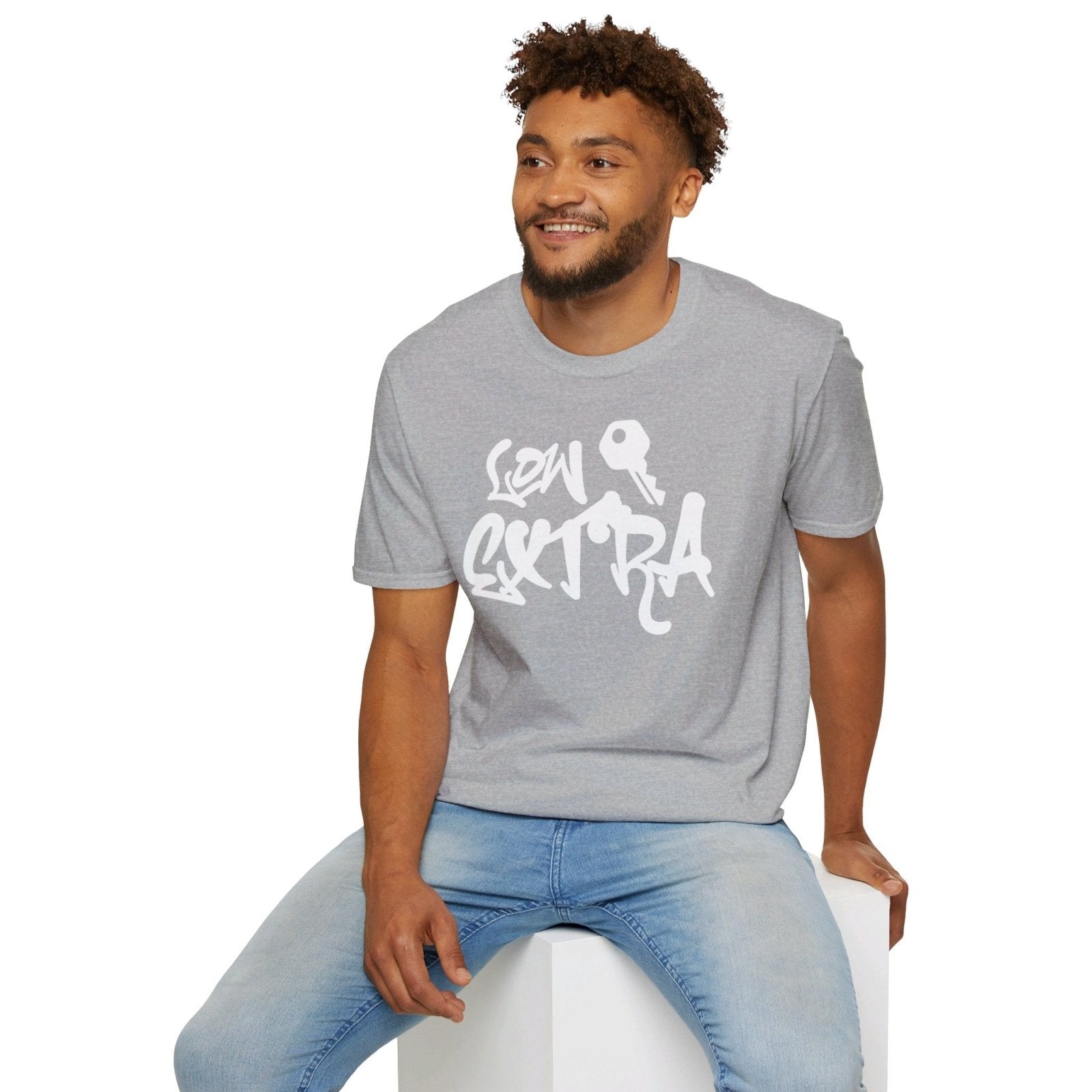 Men's and Women's Unisex Softstyle Short Sleeve Shirt - Lowkey Extra | CA - Ohhh So Swag