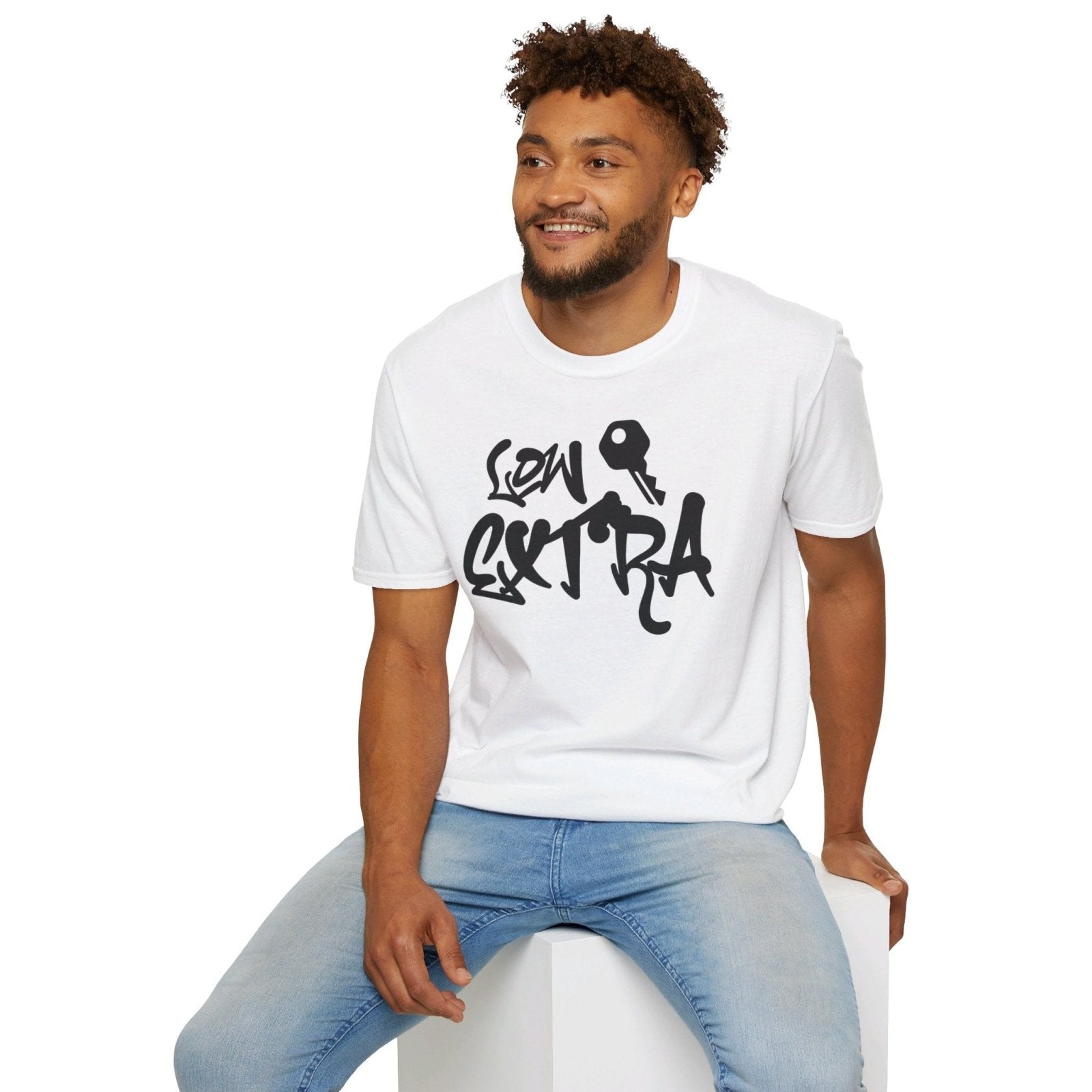 Men's and Women's Unisex Softstyle Short Sleeve Shirt - Lowkey Extra | CA - Ohhh So Swag