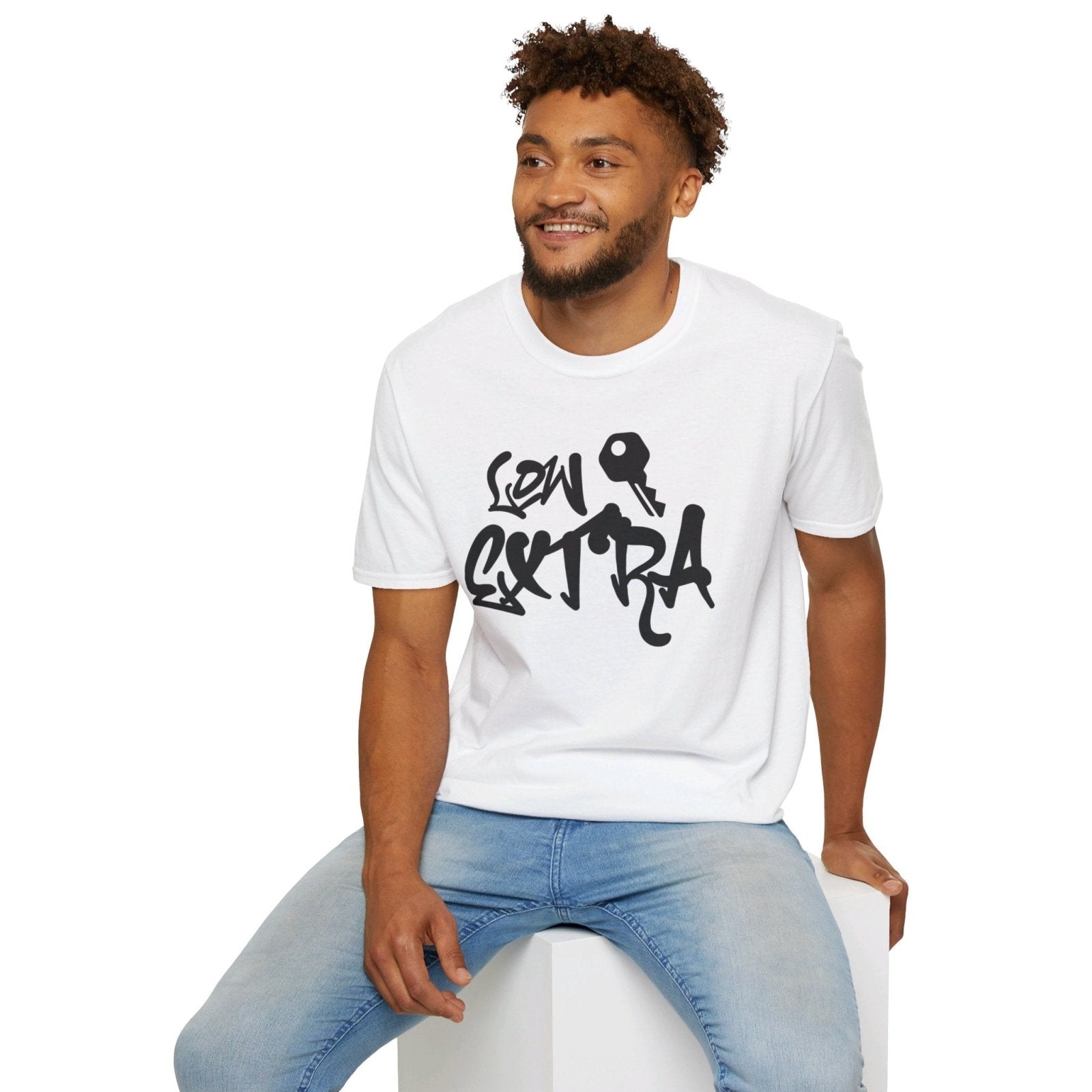 Men's and Women's Unisex Softstyle Short Sleeve Shirt - Lowkey Extra | US - Ohhh So Swag