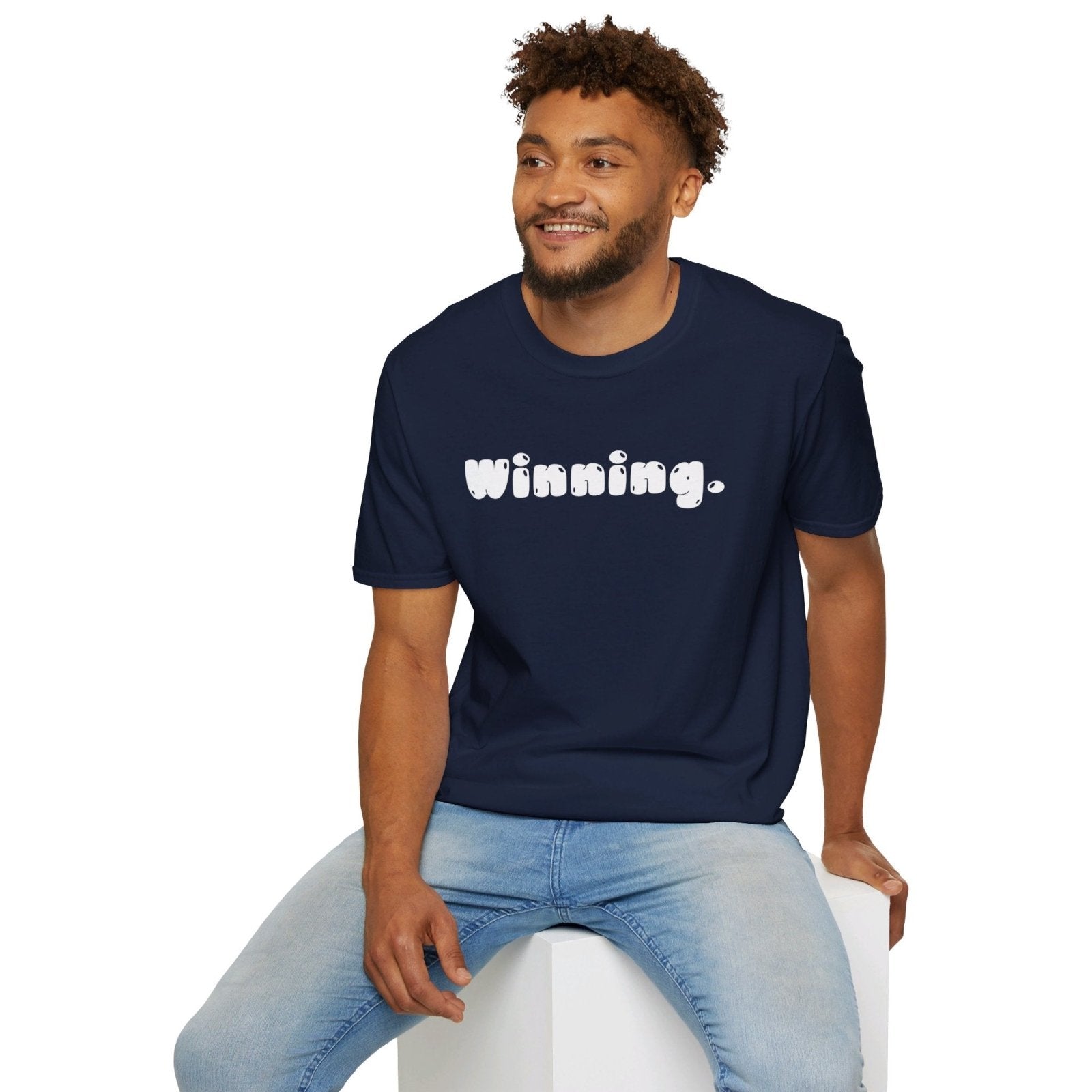 Men's and Women's Unisex Softstyle Short Sleeve Shirt - Winning | CA - Ohhh So Swag