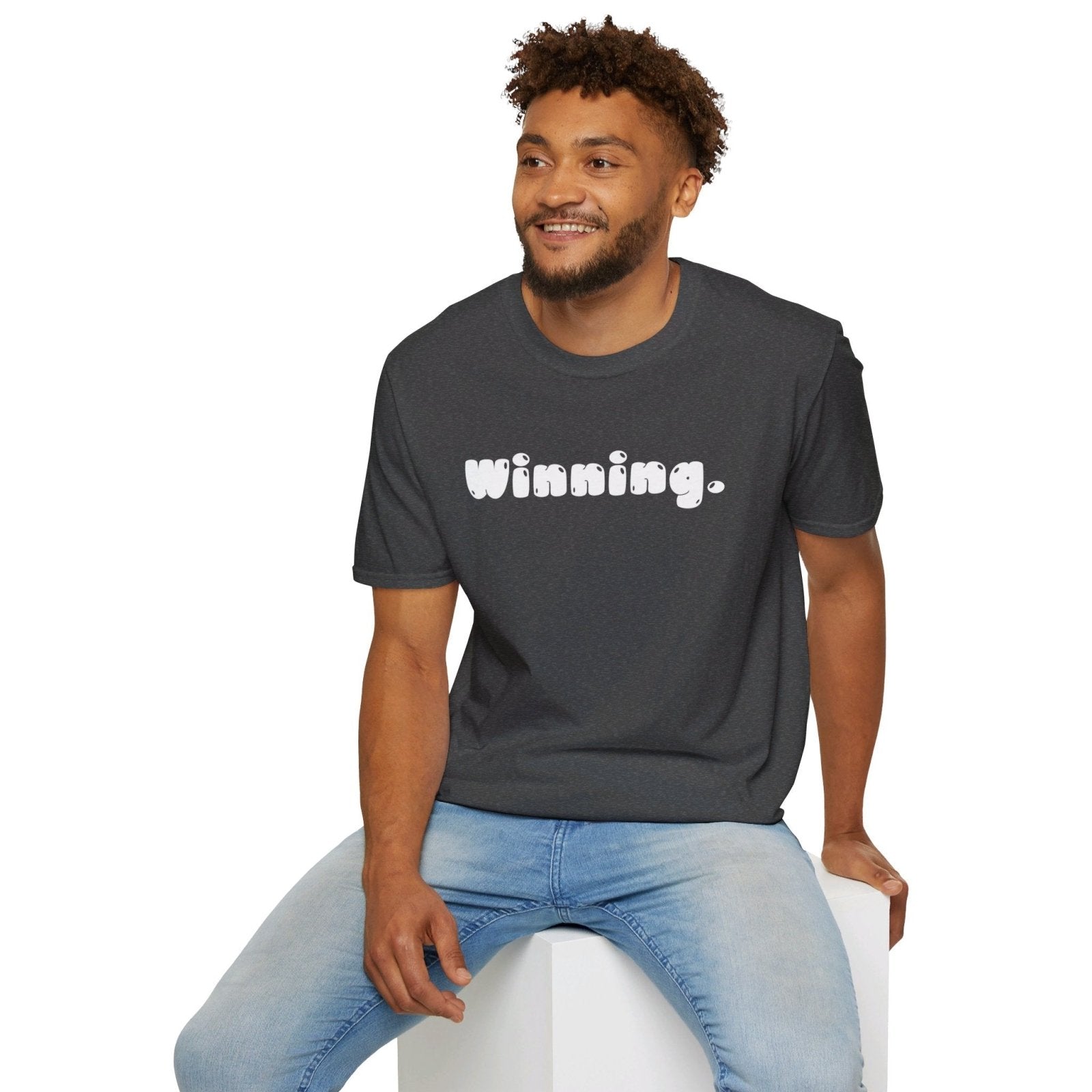 Men's and Women's Unisex Softstyle Short Sleeve Shirt - Winning | CA - Ohhh So Swag