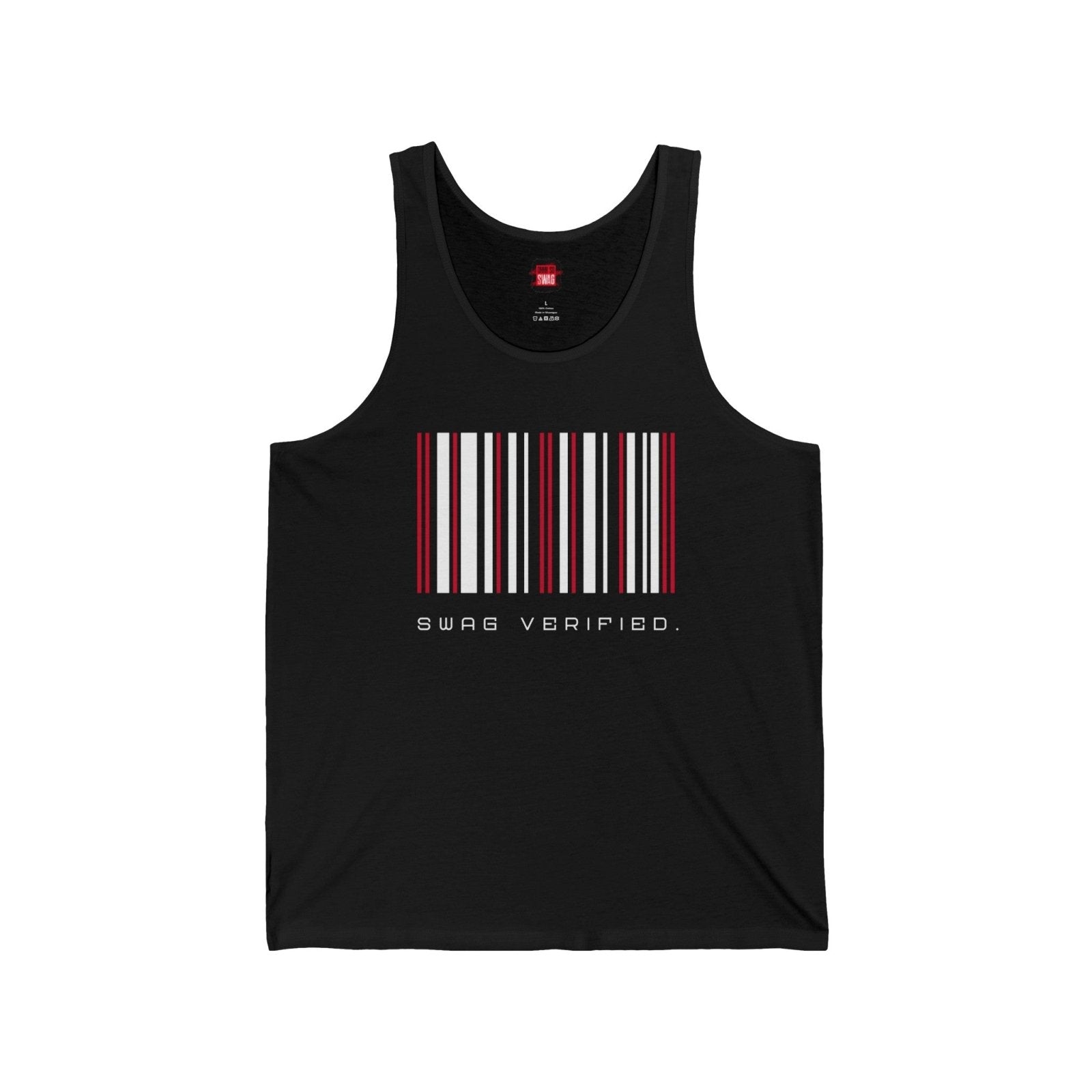 Men's Tank Top, Unisex Tank Top – Swag Verified. Barcode | US - Ohhh So Swag