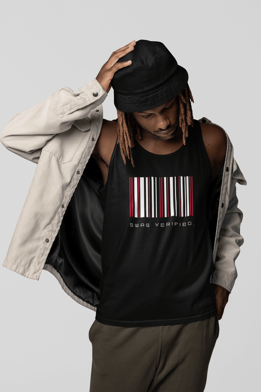 Men's Tank Top, Unisex Tank Top – Swag Verified. Barcode | US - Ohhh So Swag