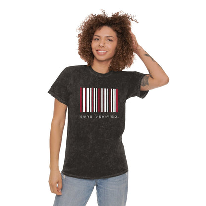 Mineral Wash Graphic Tee – Swag Verified. Barcode | US - Ohhh So Swag