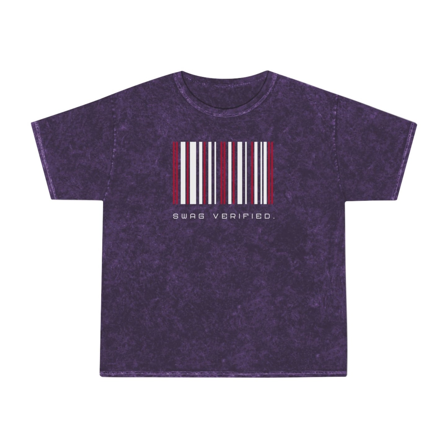 Mineral Wash Graphic Tee – Swag Verified. Barcode | US - Ohhh So Swag