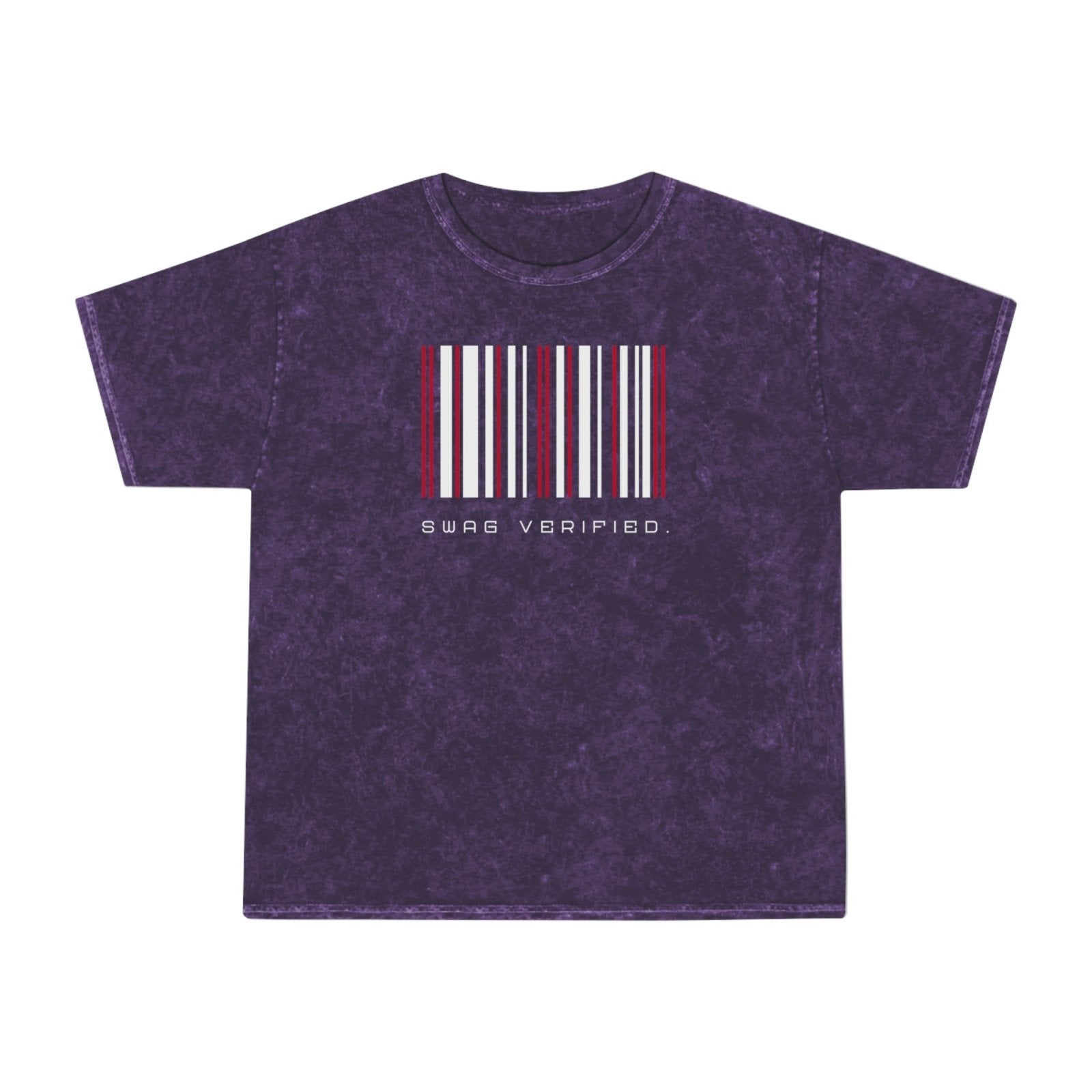 Mineral Wash Graphic Tee – Swag Verified. Barcode | US - Ohhh So Swag