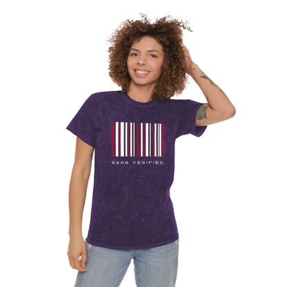 Mineral Wash Graphic Tee – Swag Verified. Barcode | US - Ohhh So Swag