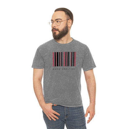 Mineral Wash Graphic Tee – Swag Verified. Barcode | US - Ohhh So Swag