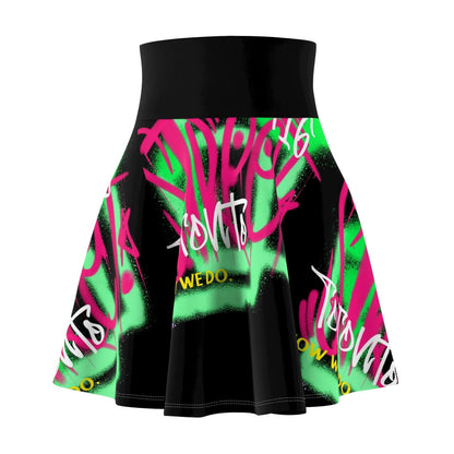 Neon and Black Skater Skirt with 90s Aesthetic - Toronto. How We Do. Style. Music. Diversity. | US - Ohhh So Swag