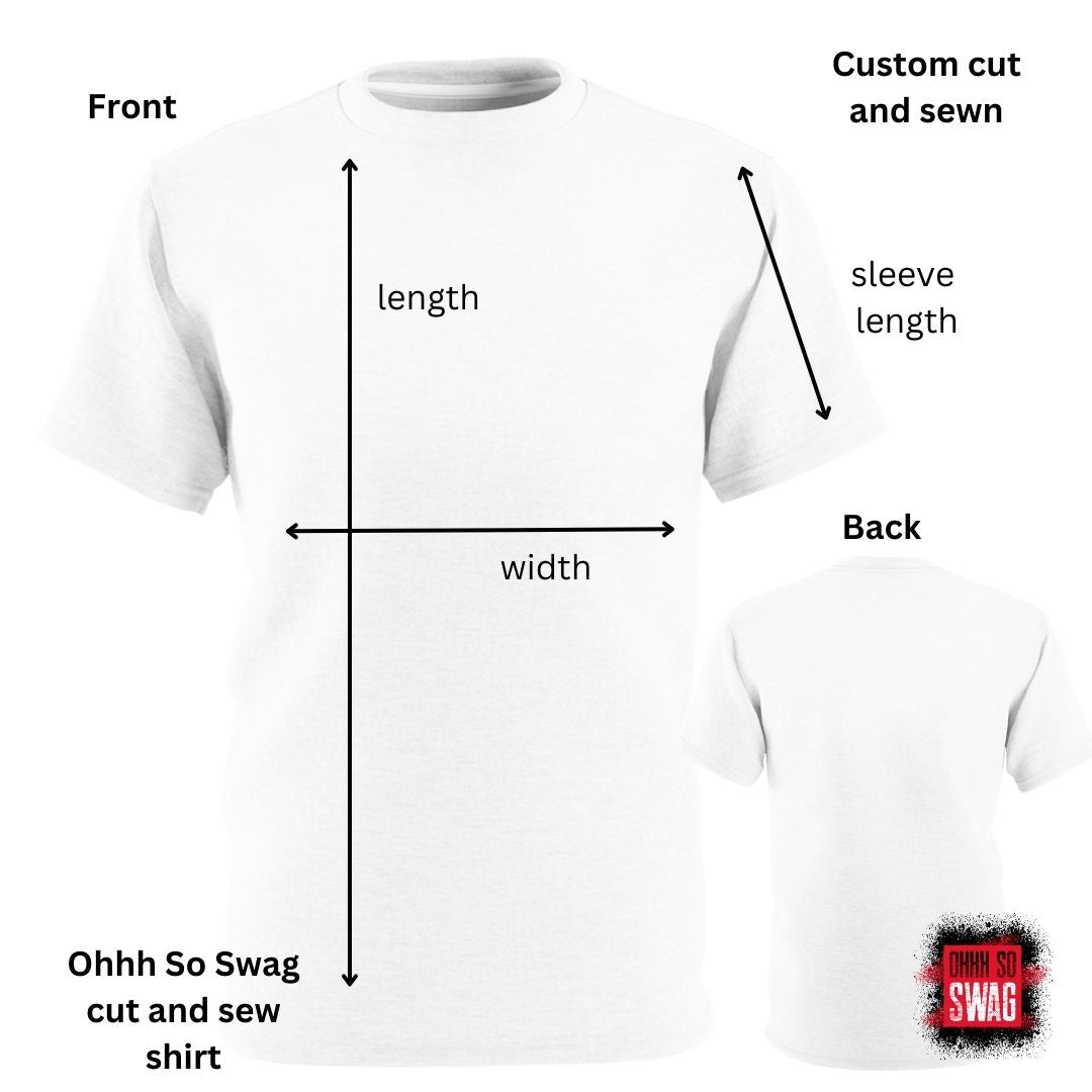 Ohhh So Swag Color Me Basic Lightweight Unisex Custom Cut and Sewn T-Shirt, Black | US - Ohhh So Swag