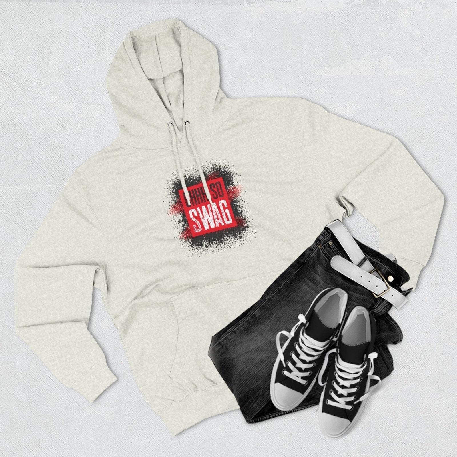 Ohhh So Swag Color Me Basic Unisex Premium Pullover Hoodie with Chest and Back Logo | US - Ohhh So Swag