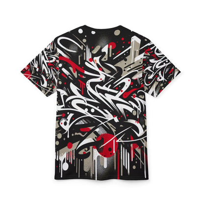 Paint Splatter Graffiti Tee for Men, Women, Premium Hip Hop Graphic T-Shirt, Casual Short Sleeve Urban Street Art Print Shirt | US - Ohhh So Swag