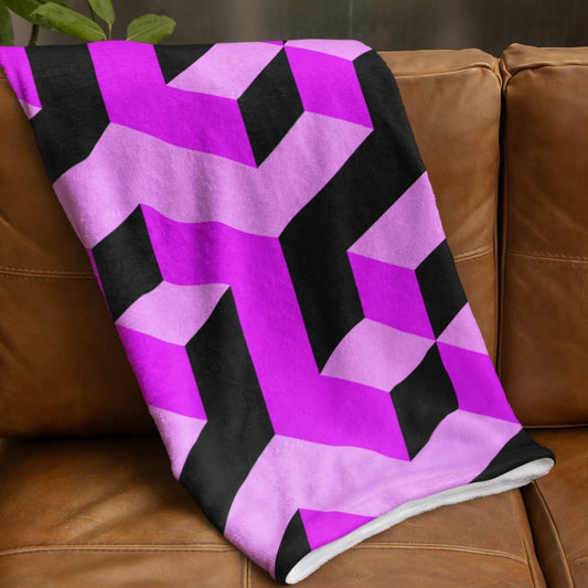 Pink Throw Blanket for Girls Kids Teens Adults 60x80 | SHIPS FROM USA - Ohhh So Swag