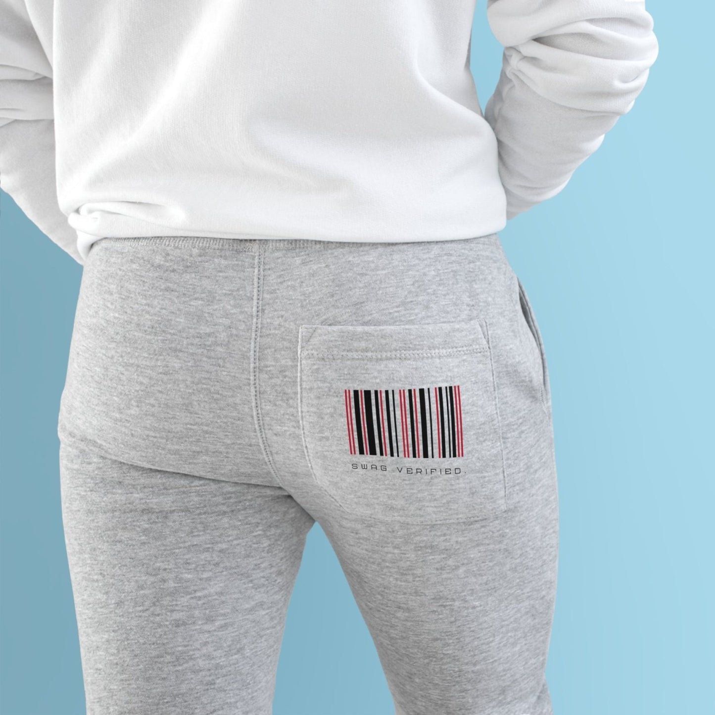 Premium Fleece Joggers - Swag Verified. Barcode | US - Ohhh So Swag