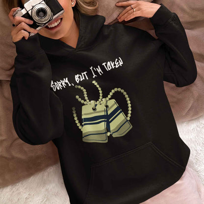 Premium Graphic Pullover Hoodie – Sorry, But I'm Taken | CA - Ohhh So Swag