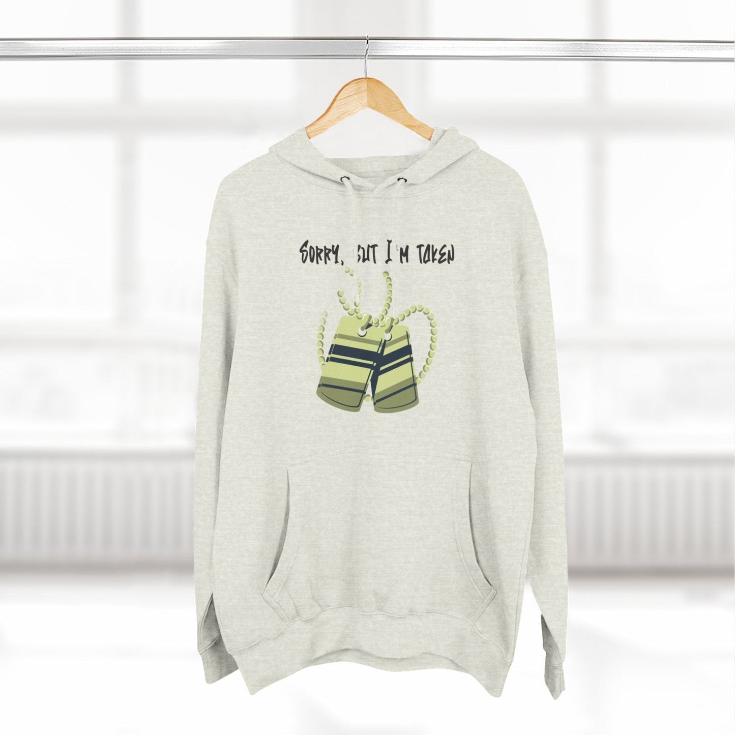 Premium Graphic Pullover Hoodie – Sorry, But I'm Taken | US - Ohhh So Swag