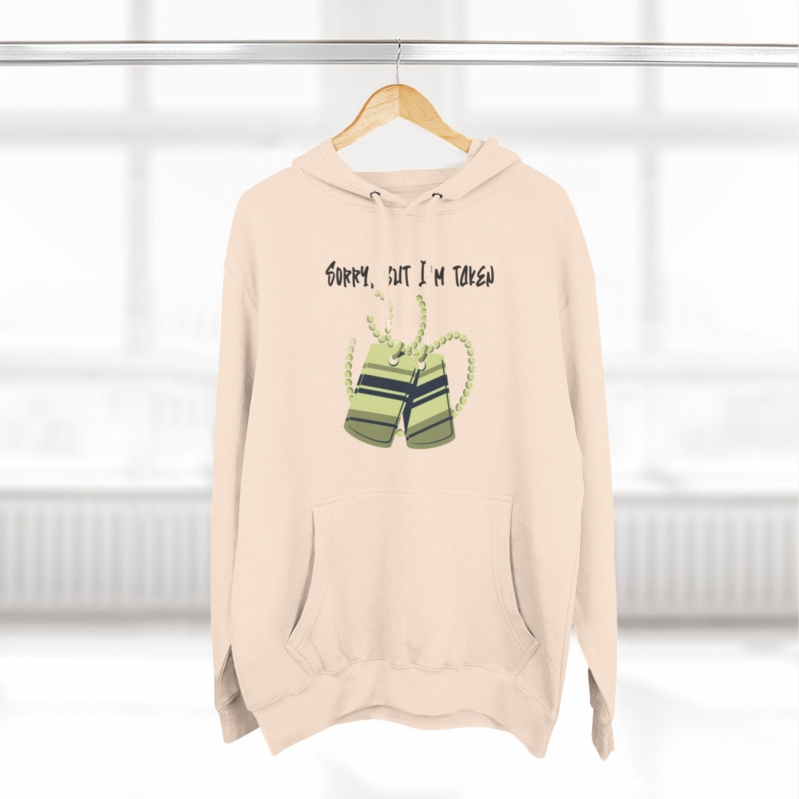 Premium Graphic Pullover Hoodie – Sorry, But I'm Taken | US - Ohhh So Swag