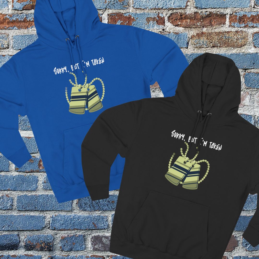 Premium Graphic Pullover Hoodie – Sorry, But I'm Taken | US - Ohhh So Swag