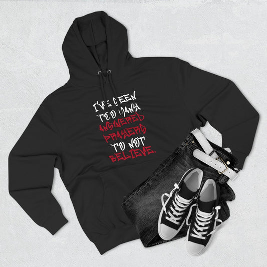 Premium Black Pullover Hoodie, Inspirational Faith Streetwear Canada | CA - Ohhh So Swag