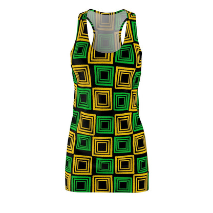 Racerback Tank Dress, Jamaica Colors – J.A. Squared | US - Ohhh So Swag