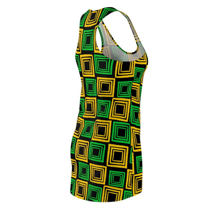 Racerback Tank Dress, Jamaica Colors – J.A. Squared | US - Ohhh So Swag