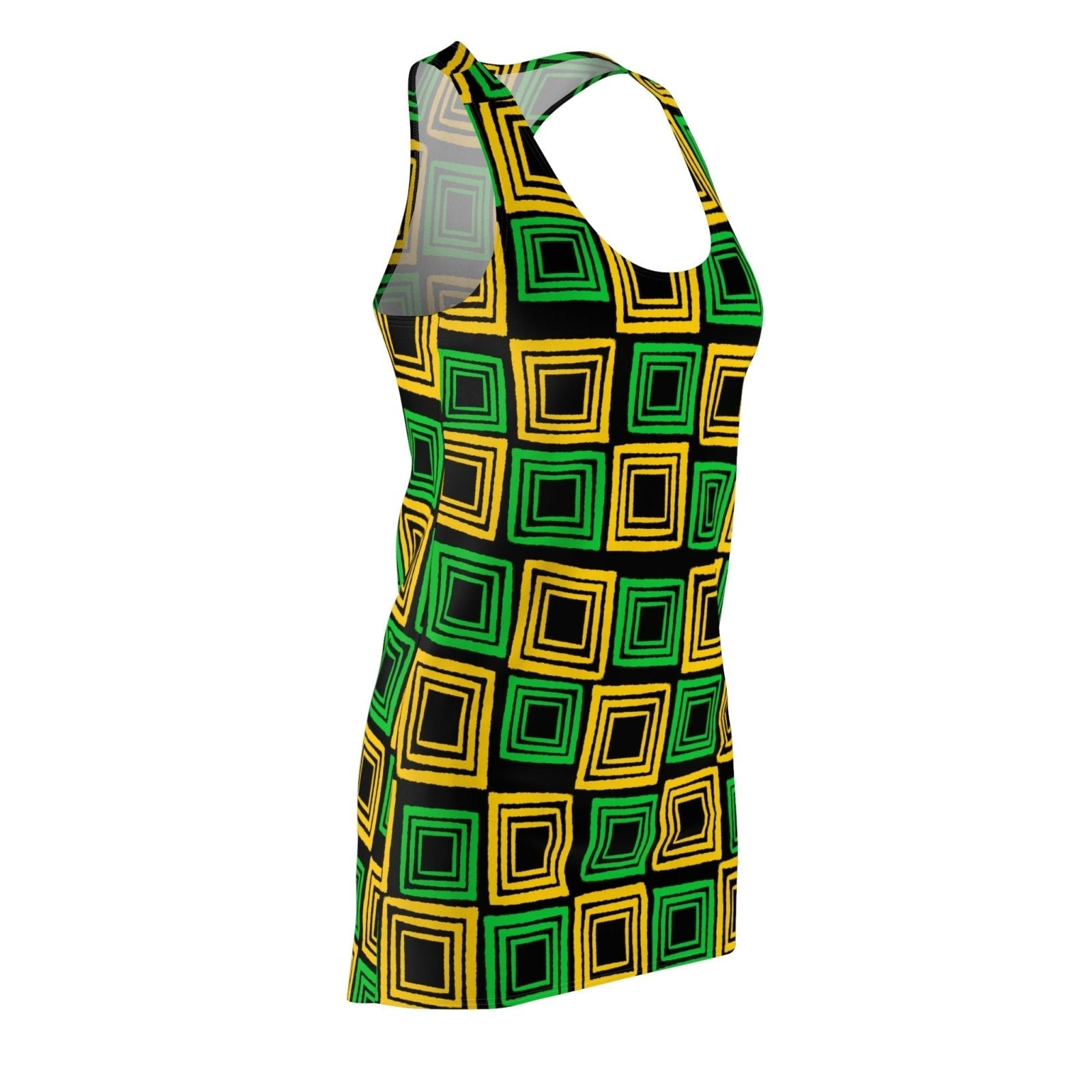 Racerback Tank Dress, Jamaica Colors – J.A. Squared | US - Ohhh So Swag