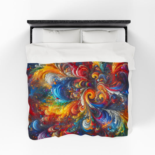 Rainbow Throw Blanket, Colorful Throw Blankets 60x80 | US - Ohhh So Swag