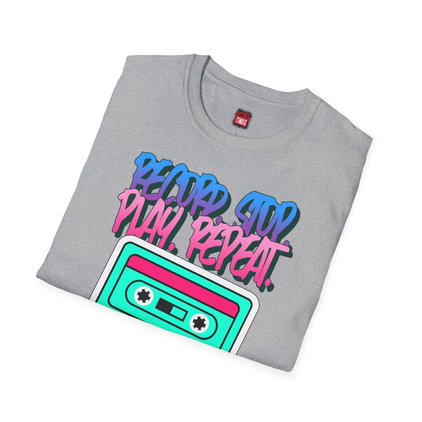 Retro Cassette Tape T-Shirt, Unisex 80s and 90s Nostalgic Graphic Tee, Music Lover Gift, Casual Vintage Style Shirt for Men Women | CA - Ohhh So Swag