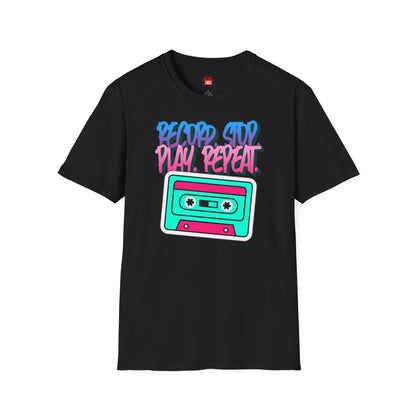 Retro Cassette Tape T-Shirt, Unisex 80s and 90s Nostalgic Graphic Tee, Music Lover Gift, Casual Vintage Style Shirt for Men Women | CA - Ohhh So Swag