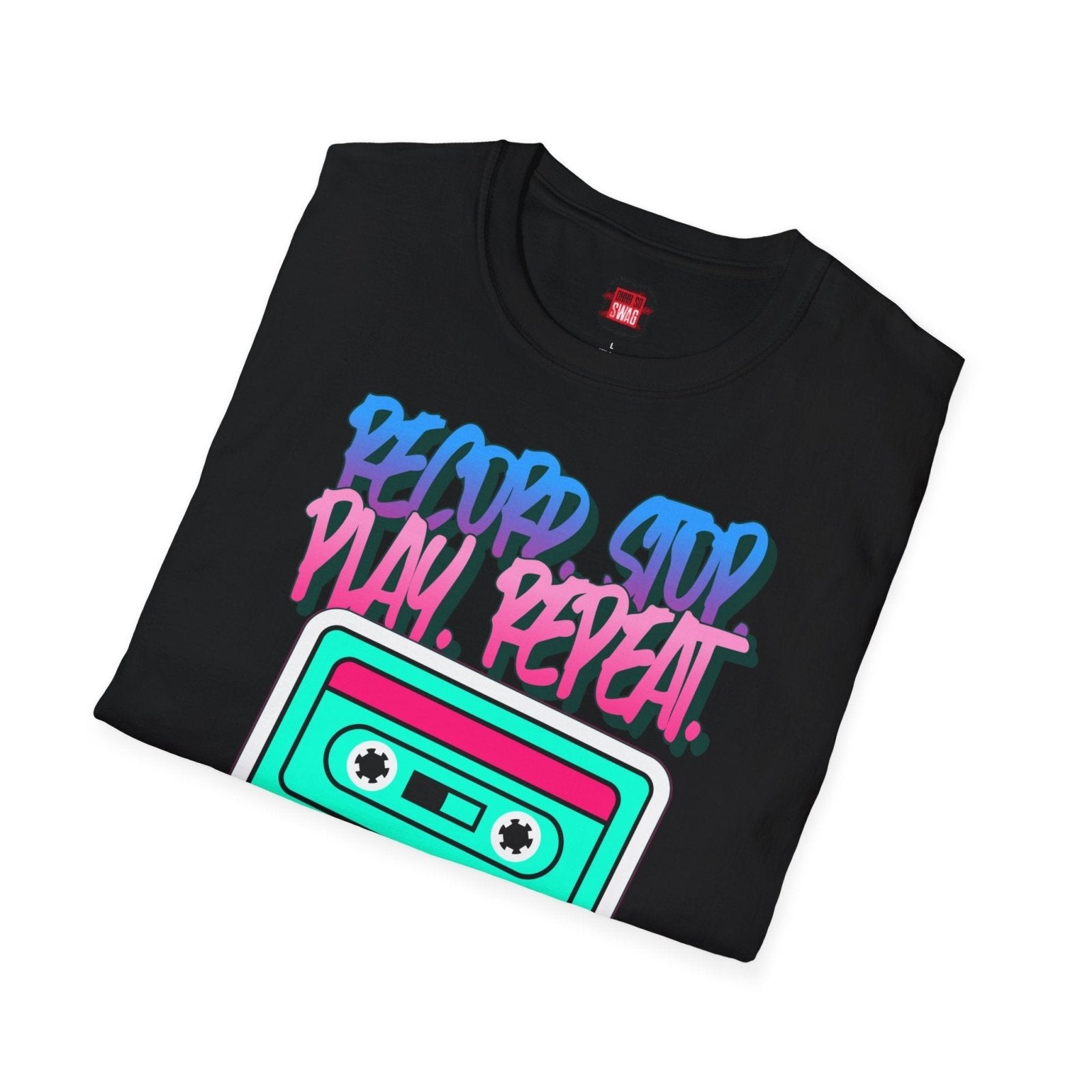 Retro Cassette Tape T-Shirt, Unisex 80s and 90s Nostalgic Graphic Tee, Music Lover Gift, Casual Vintage Style Shirt for Men Women | CA - Ohhh So Swag
