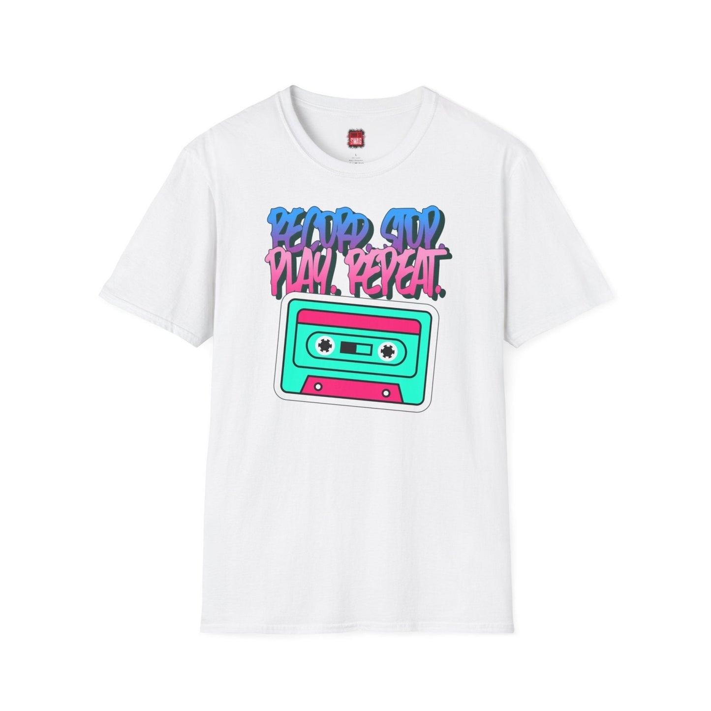 Retro Cassette Tape T-Shirt, Unisex 80s and 90s Nostalgic Graphic Tee, Music Lover Gift, Casual Vintage Style Shirt for Men Women | CA - Ohhh So Swag