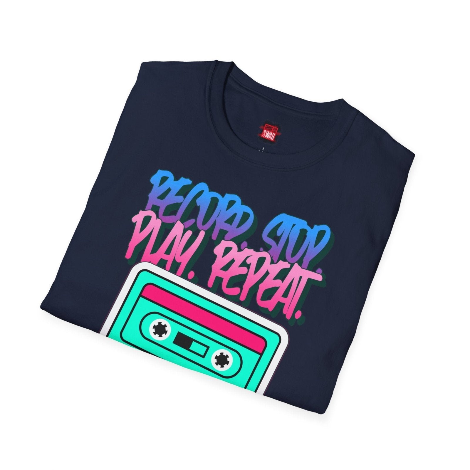 Retro Cassette Tape T-Shirt, Unisex 80s and 90s Nostalgic Graphic Tee, Music Lover Gift, Casual Vintage Style Shirt for Men Women | CA - Ohhh So Swag