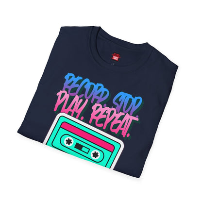 Retro Cassette Tape T-Shirt, Unisex 80s and 90s Nostalgic Graphic Tee, Music Lover Gift, Casual Vintage Style Shirt for Men Women | CA - Ohhh So Swag