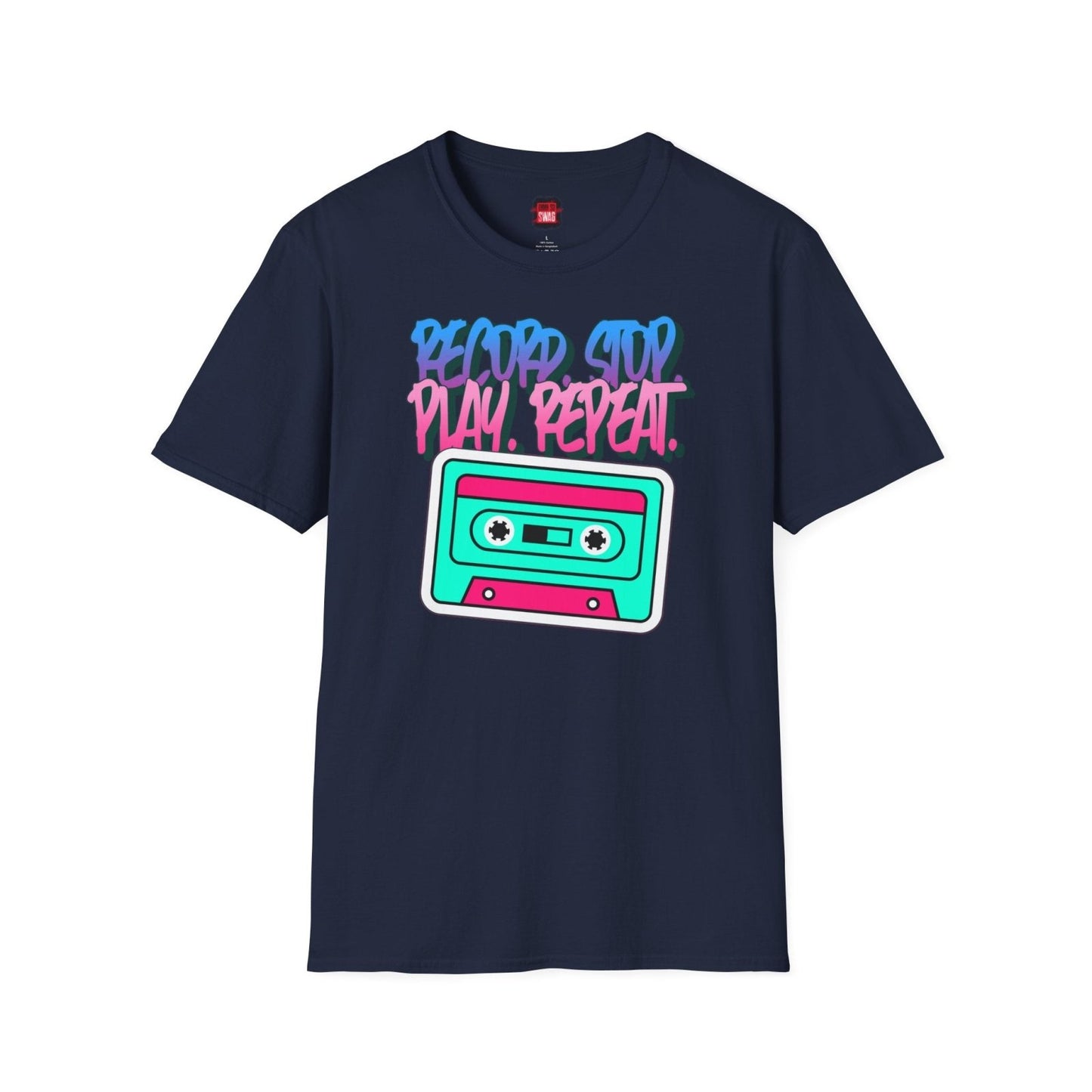 Retro Cassette Tape T-Shirt, Unisex 80s and 90s Nostalgic Graphic Tee, Music Lover Gift, Casual Vintage Style Shirt for Men Women | CA - Ohhh So Swag