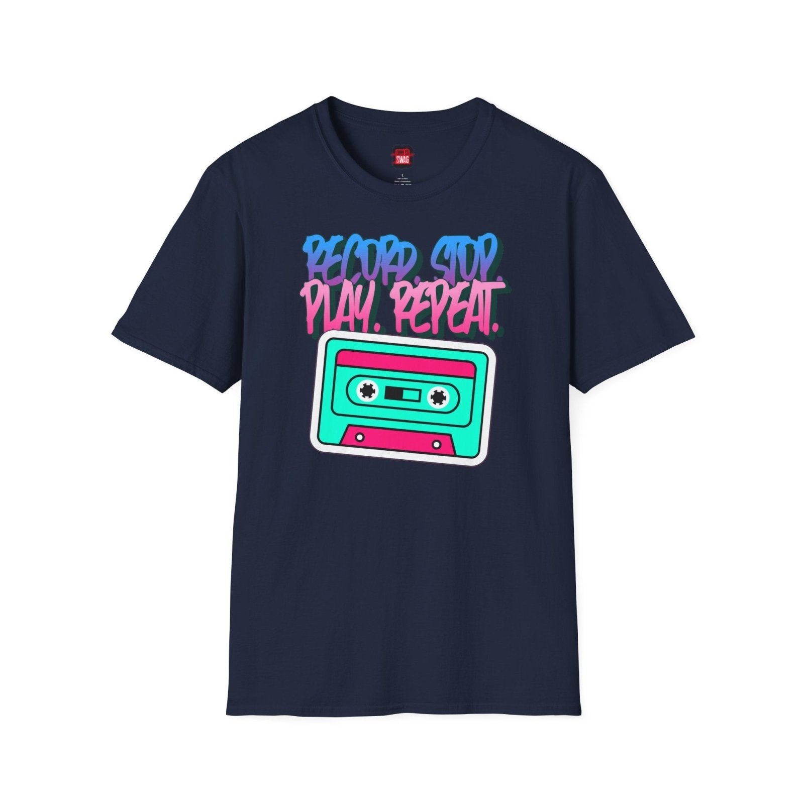 Retro Cassette Tape T-Shirt, Unisex 80s and 90s Nostalgic Graphic Tee, Music Lover Gift, Casual Vintage Style Shirt for Men Women | CA - Ohhh So Swag