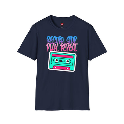 Retro Cassette Tape T-Shirt, Unisex 80s and 90s Nostalgic Graphic Tee, Music Lover Gift, Casual Vintage Style Shirt for Men Women | CA - Ohhh So Swag