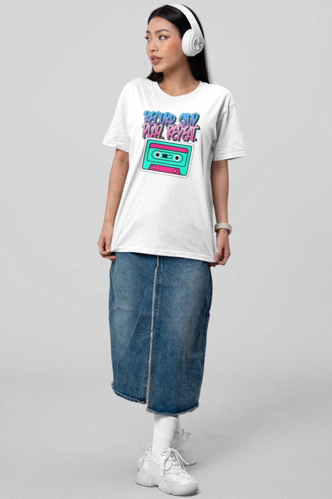 Retro Cassette Tape T-Shirt, Unisex 80s and 90s Nostalgic Graphic Tee, Music Lover Gift, Casual Vintage Style Shirt for Men Women | CA - Ohhh So Swag