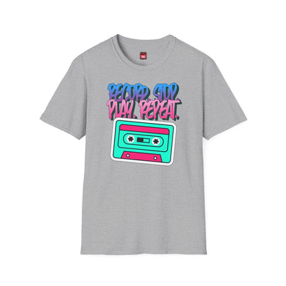 Retro Cassette Tape T-Shirt, Unisex 80s and 90s Nostalgic Graphic Tee, Music Lover Gift, Casual Vintage Style Shirt for Men Women | CA - Ohhh So Swag