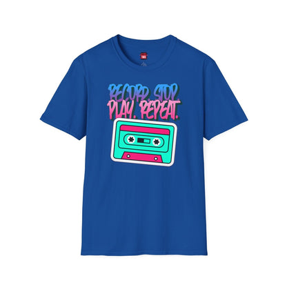 Retro Cassette Tape T-Shirt, Unisex 80s and 90s Nostalgic Graphic Tee, Music Lover Gift, Casual Vintage Style Shirt for Men Women | CA - Ohhh So Swag