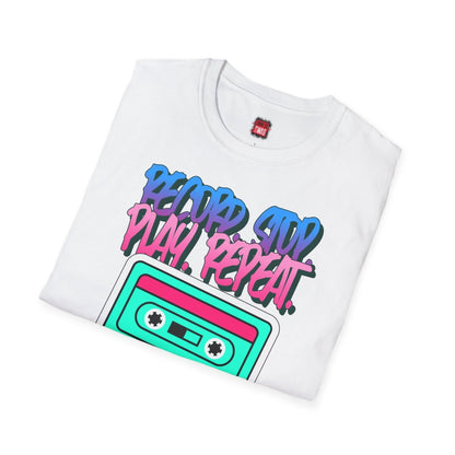Retro Cassette Tape T-Shirt, Unisex 80s and 90s Nostalgic Graphic Tee, Music Lover Gift, Casual Vintage Style Shirt for Men Women | CA - Ohhh So Swag