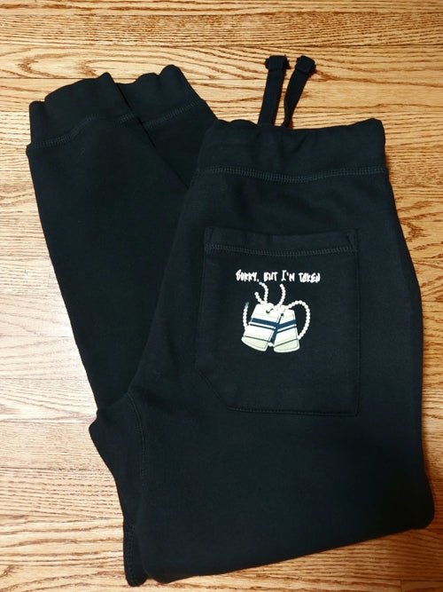 Sorry, But I'm Taken Premium Fleece Joggers (Black) | US - Ohhh So Swag