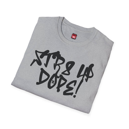 Str8 Up Dope! Casual Hip Hop Vibe Graphic Tee for Men Women, Unisex Trendy Cotton Crew Neck Streetwear Tee | CA - Ohhh So Swag