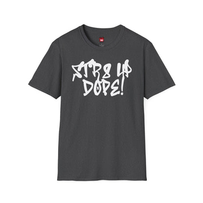 Str8 Up Dope! Casual Hip Hop Vibe Graphic Tee for Men Women, Unisex Trendy Cotton Crew Neck Streetwear Tee | CA - Ohhh So Swag
