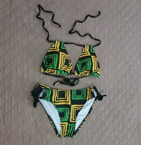 Strappy Bikini Set, Jamaica Colours – J.A. Squared | US - Ohhh So Swag