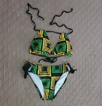 Strappy Bikini Set, Jamaica Colours – J.A. Squared | US - Ohhh So Swag